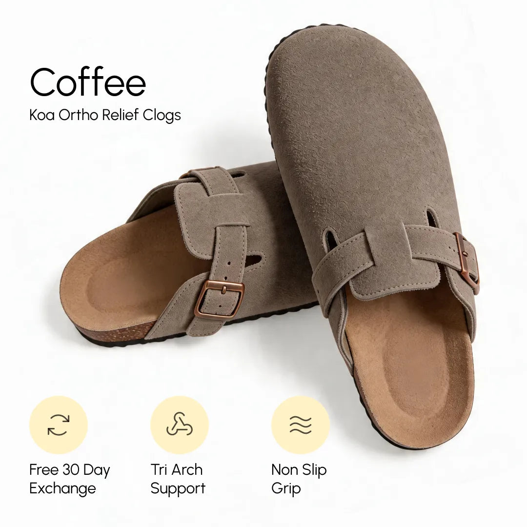 Koa | Ortho Relief Suede Clog