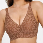 Thandi™ Super Firming Leopard Print Jelly Bra | Women Wire free Bras No More Sagging Breas Just All-Day Comfortts