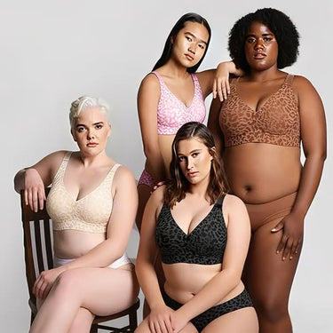 Thandi™ Super Firming Leopard Print Jelly Bra | Women Wire free Bras No More Sagging Breas Just All-Day Comfortts