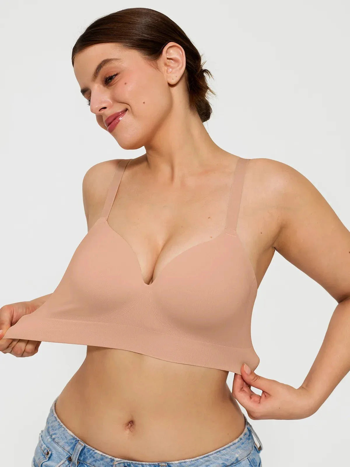 Bundle Save - Seamless Wireless Built-in Cups Comfort Smoothing Bra
