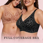 Thandi™ Super Firming Leopard Print Jelly Bra | Women Wire free Bras No More Sagging Breas Just All-Day Comfortts