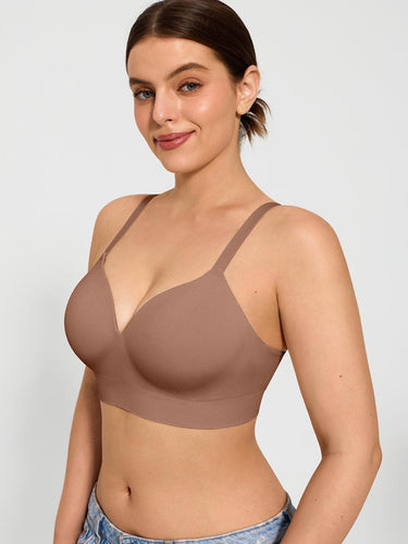 4-Pack ContourLift™  Seamless Wireless Shaping Push Up Bra Bundle