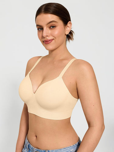 4-Pack ContourLift™  Seamless Wireless Shaping Push Up Bra Bundle