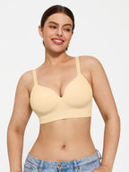4-Pack ContourLift™  Seamless Wireless Shaping Push Up Bra Bundle