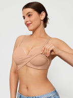 2-Pack ContourLift™ Seamless Wireless Shaping Push Up Bra Bundle