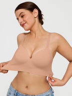 2-Pack ContourLift™ Seamless Wireless Shaping Push Up Bra Bundle