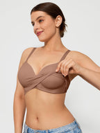 2-Pack ContourLift™ Seamless Wireless Shaping Push Up Bra Bundle