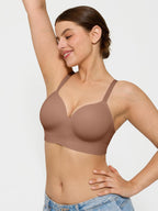 4-Pack ContourLift™  Seamless Wireless Shaping Push Up Bra Bundle