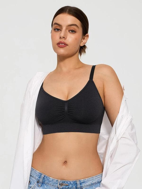 4-Pack Seamless Comfort Removable Pad Everyday Bra Bundle