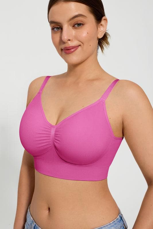 3-Pack Seamless Comfort Removable Pad Everyday Bra Bundle