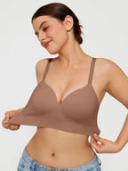 Bundle Save - Seamless Wireless Built-in Cups Comfort Smoothing Bra