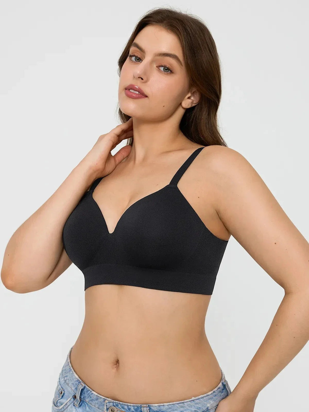 Bundle Save - Seamless Wireless Built-in Cups Comfort Smoothing Bra