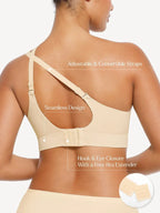 Seamless Push-Up V-Neck Wide-Strap Bras