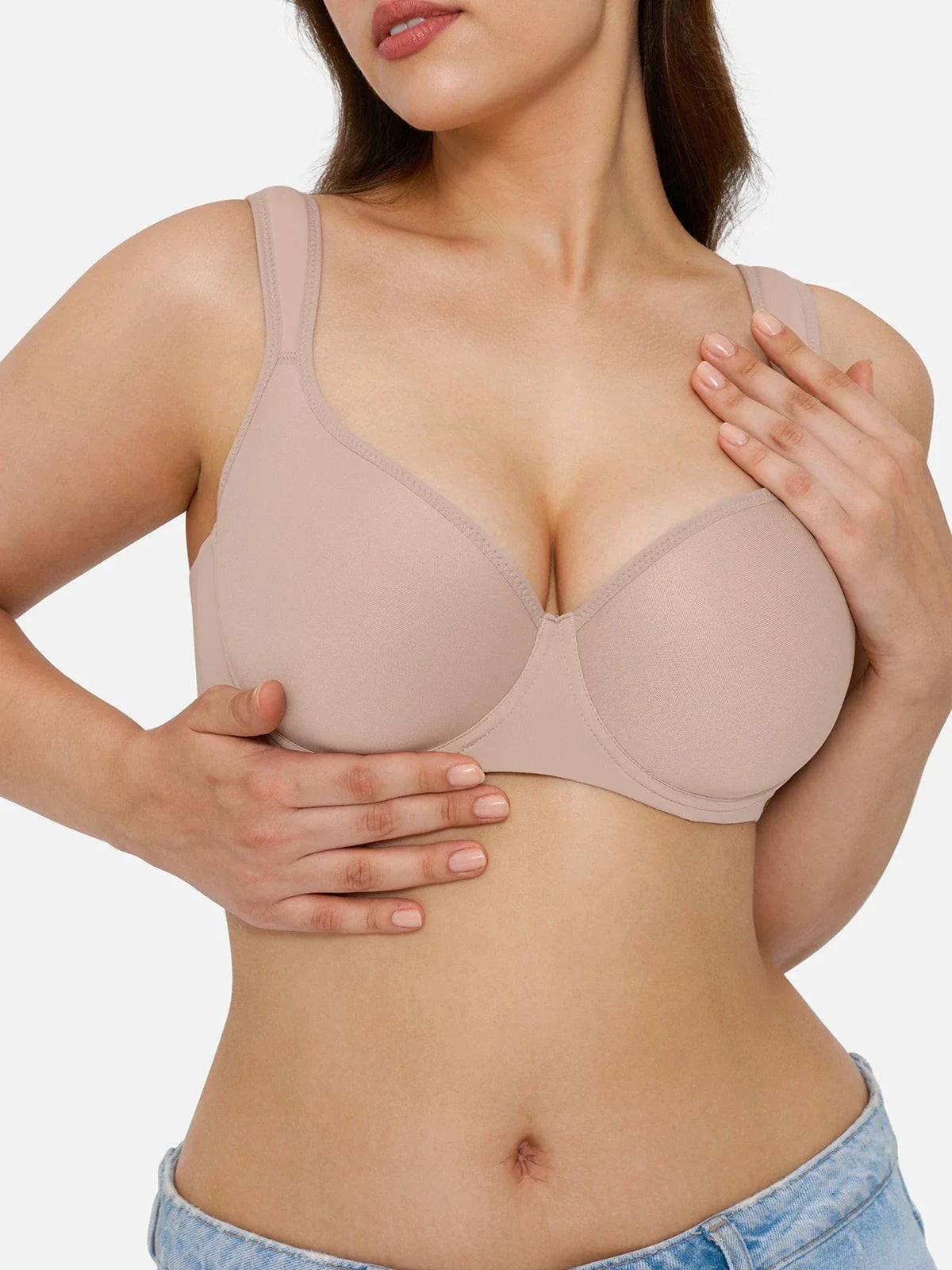 Full Figure Beauty Back Smoothing Minimizer Bra