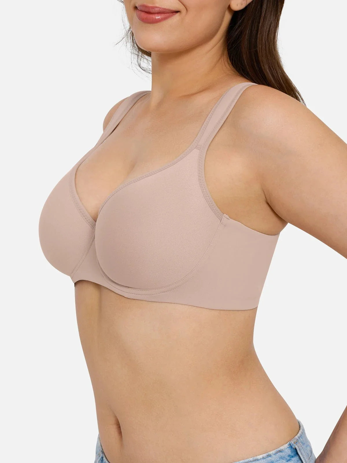 Full Figure Beauty Back Smoothing Minimizer Bra