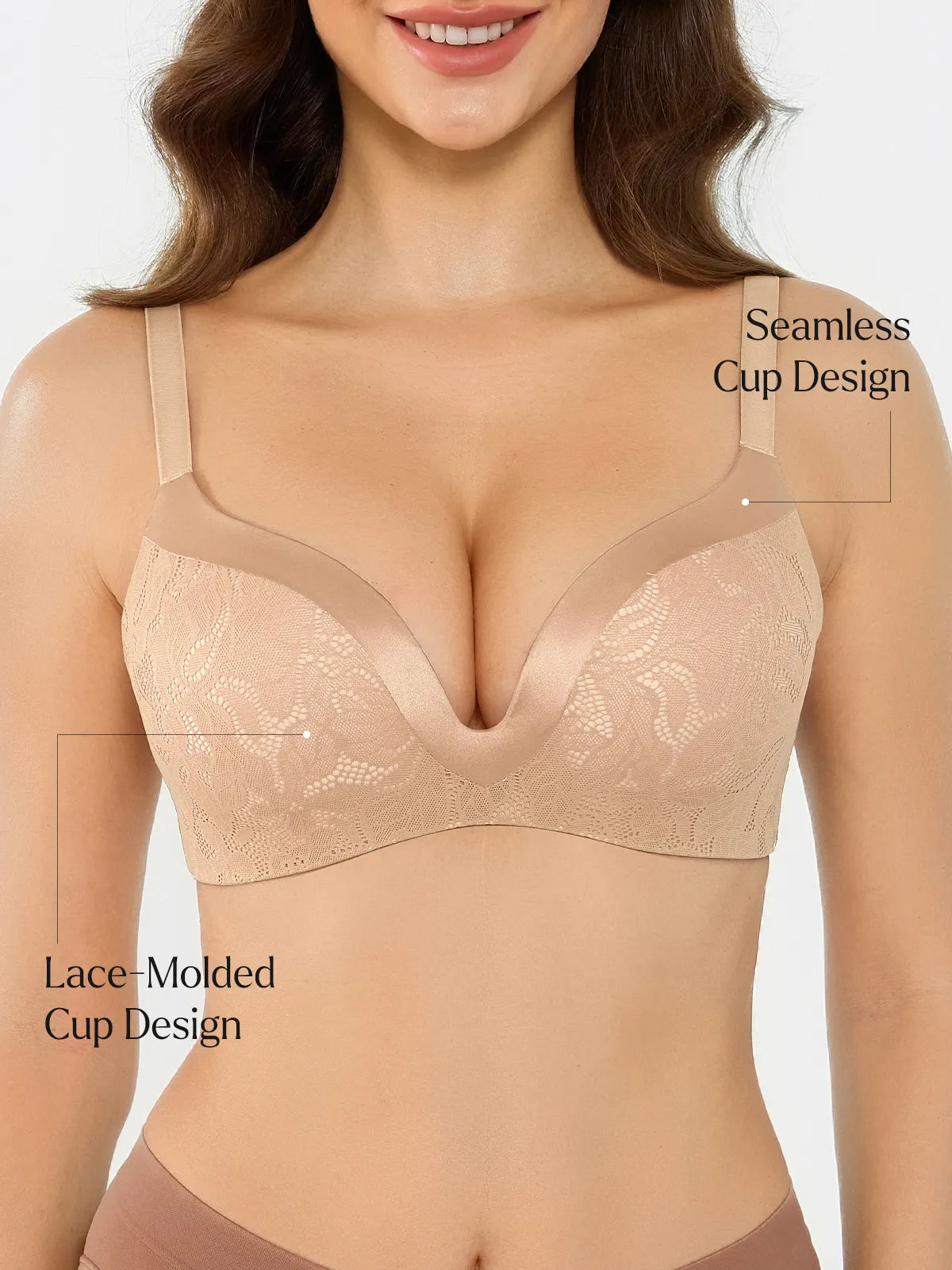 Lace Full Coverage Comfort Sculpting Bra
