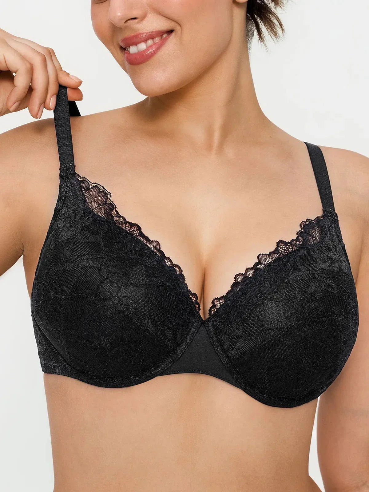 Lace Full-Cup Underwire Comfort Support Bra