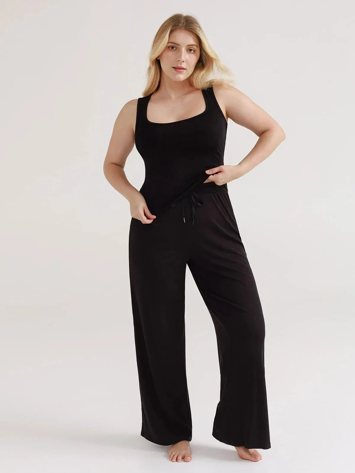 Modal Tank Top & Drawstring Pant Pajama Set