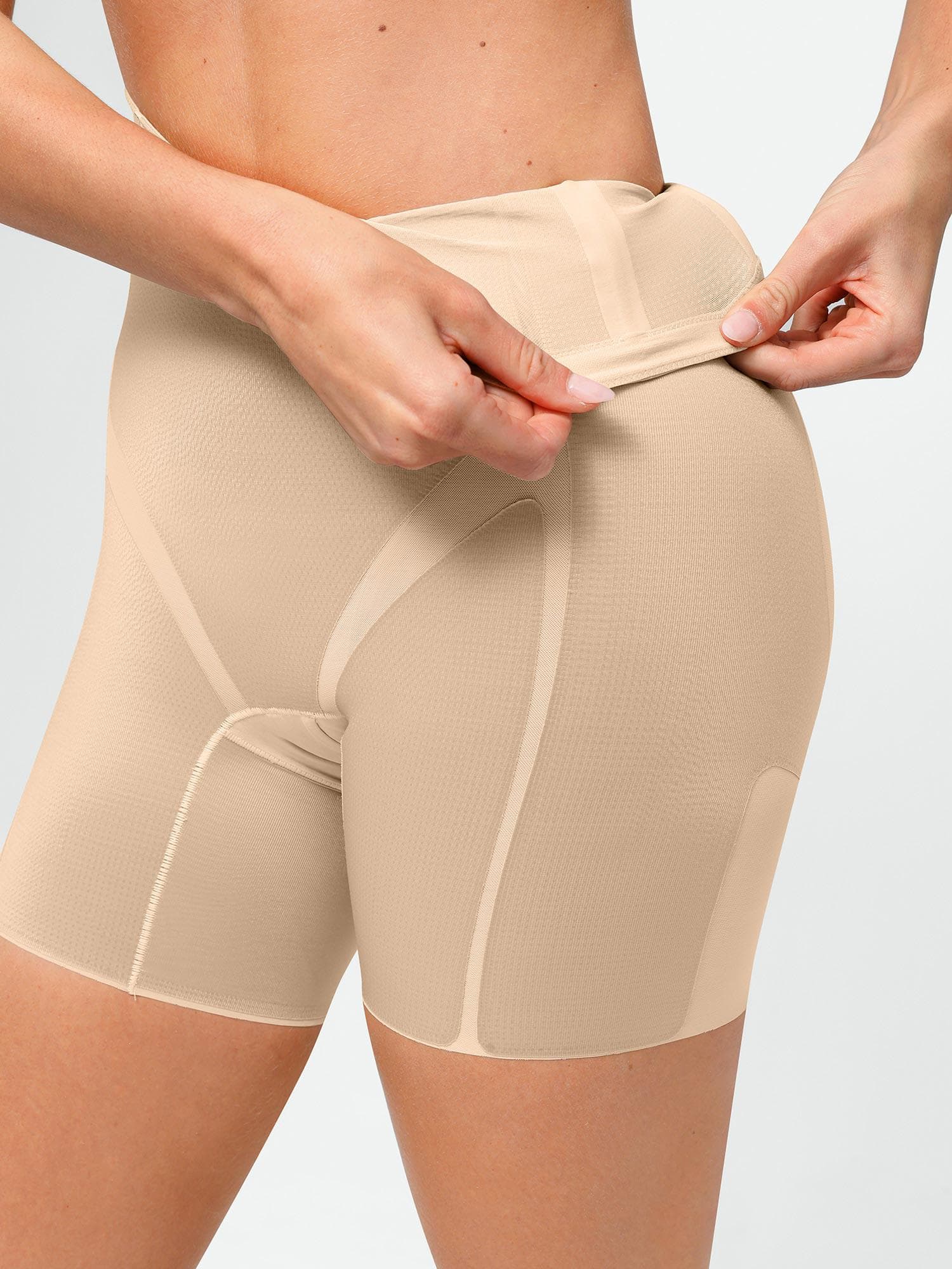 Seamless Wireless Push-Up V-Neck Bra Butt-Lifting Shorts Set