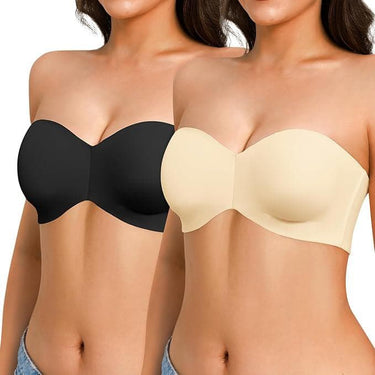 Push-Up Unlined Underwire Strapless Bra Bundle