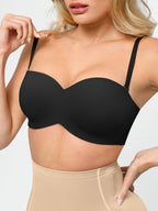 Push-Up Unlined Underwire Strapless Bra Bundle