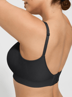 Seamless Adjustable Wide-Strap Underwire-Free Smoothing Bra