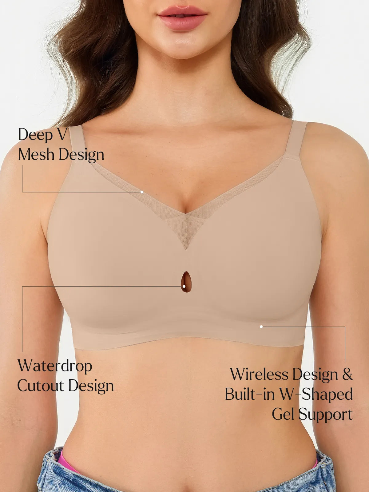 Seamless Breathable Contour Bra