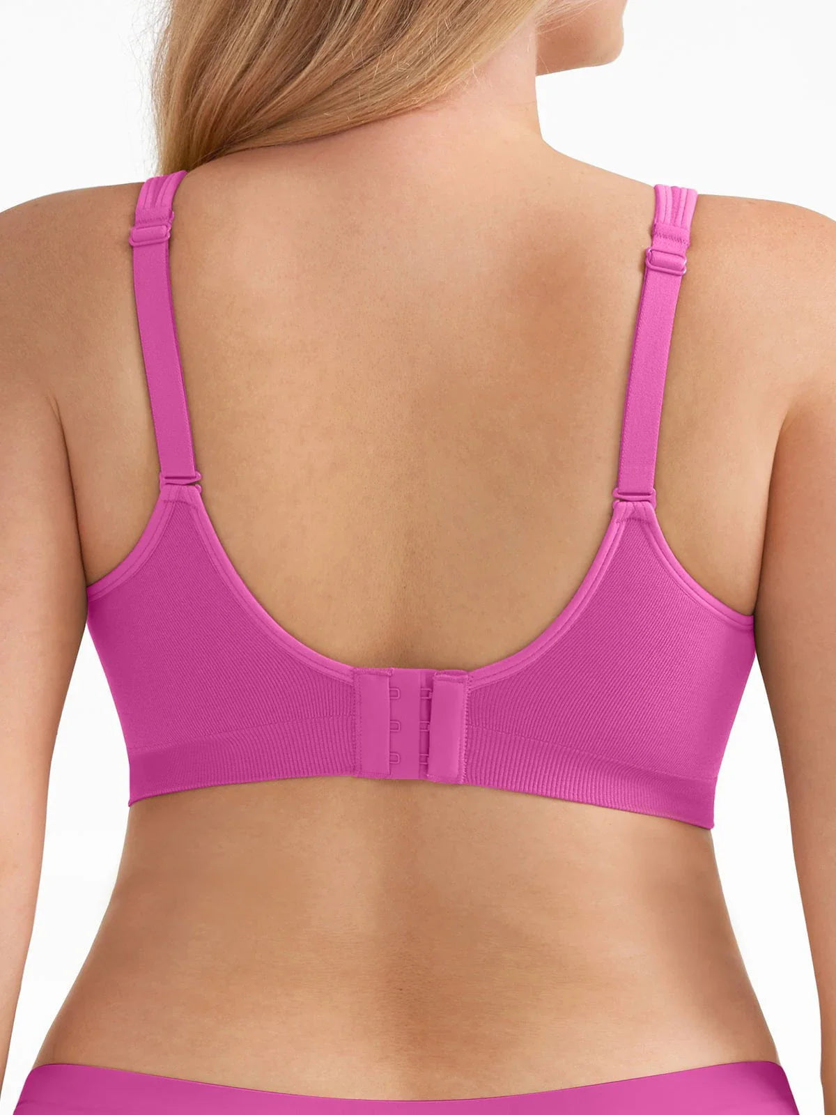 Seamless Wireless Wide-Strap Everyday Bra