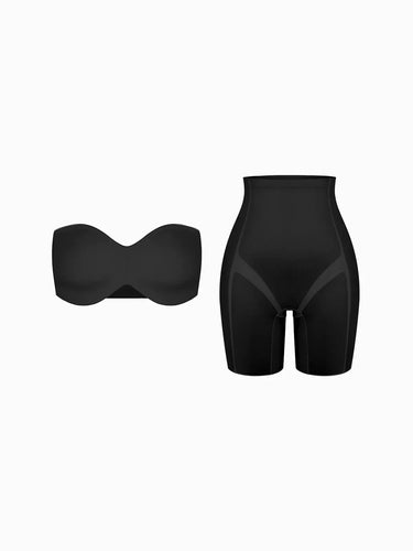 Seamless Push-Up Shapewear Bra Butt-Lifting Shorts Set