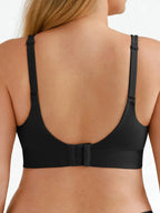 Seamless Wireless Adjustable Wide-Strap T-Shirt Bra