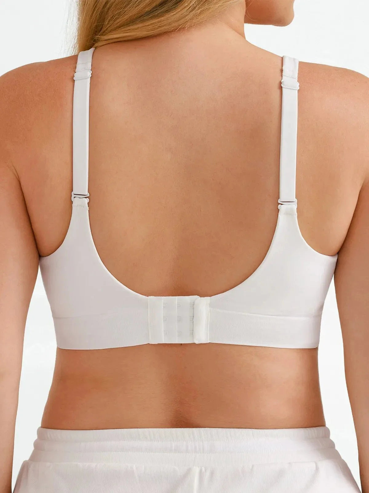 Seamless Wireless Adjustable Wide-Strap T-Shirt Bra