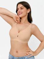 Seamless Wireless Jelly Contour Minimizer Support Bra