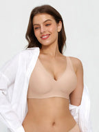 Seamless Wireless Jelly Comfort Plunge Bra