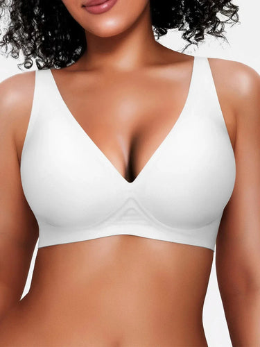 Seamless Wireless Jelly Comfort Plunge Bra