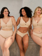 Seamless Wireless Jelly Contour Minimizer Support Bra