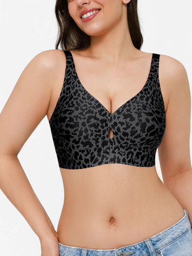 Seamless Wireless Jelly Contour Minimizer Support Bra