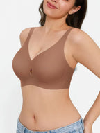 Seamless Wireless Jelly Contour Minimizer Support Bra