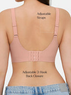 Seamless Wireless Jelly Contour Minimizer Support Bra