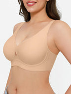 Seamless Wireless Jelly Contour Minimizer Support Bra