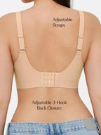 Seamless Wireless Jelly Contour Minimizer Support Bra