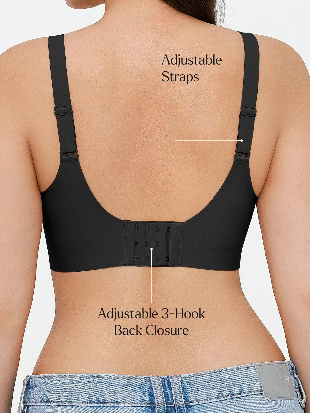 Seamless Wireless Jelly Contour Minimizer Support Bra