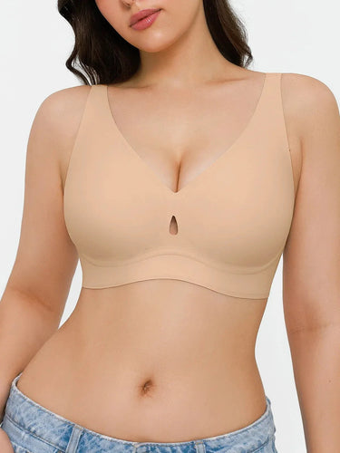 Seamless Wireless Jelly Contour Minimizer Support Bra