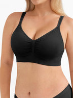 Seamless Wireless Wide-Strap Everyday Bra